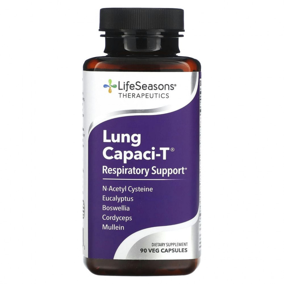   (Iherb) LifeSeasons, Lung Capaci-T, 90      -     , -, 