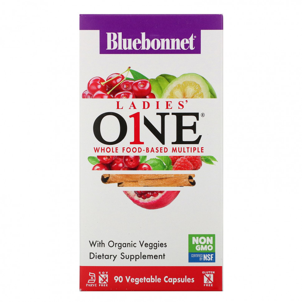 ���� ������ (Iherb) Bluebonnet Nutrition, Ladies 'ONE, �������� �� ������ ������� ���������, 90 ������������ ������, ������ �� 7160 ���