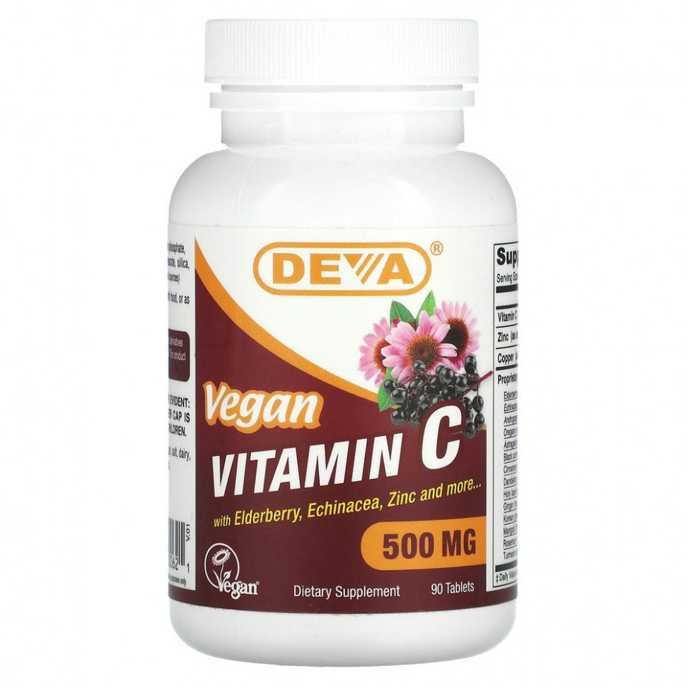 ���� ������ (Iherb) Deva, ��������� ������� C, 500 ��, 90 ��������, ������ �� 1630 ���