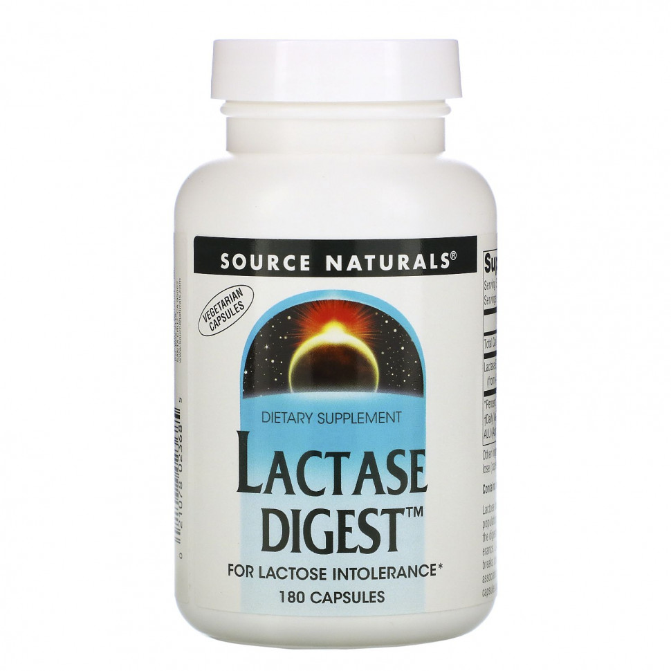   (Iherb) Source Naturals, Lactase Digest, 180 ,   4580 