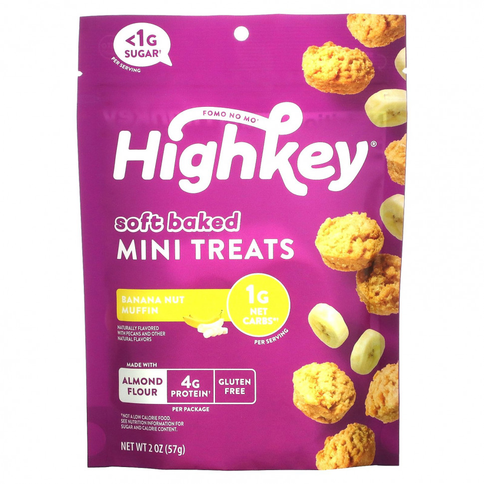   (Iherb) HighKey, Soft Baked Mini Treats,     , 57  (2 ),   960 