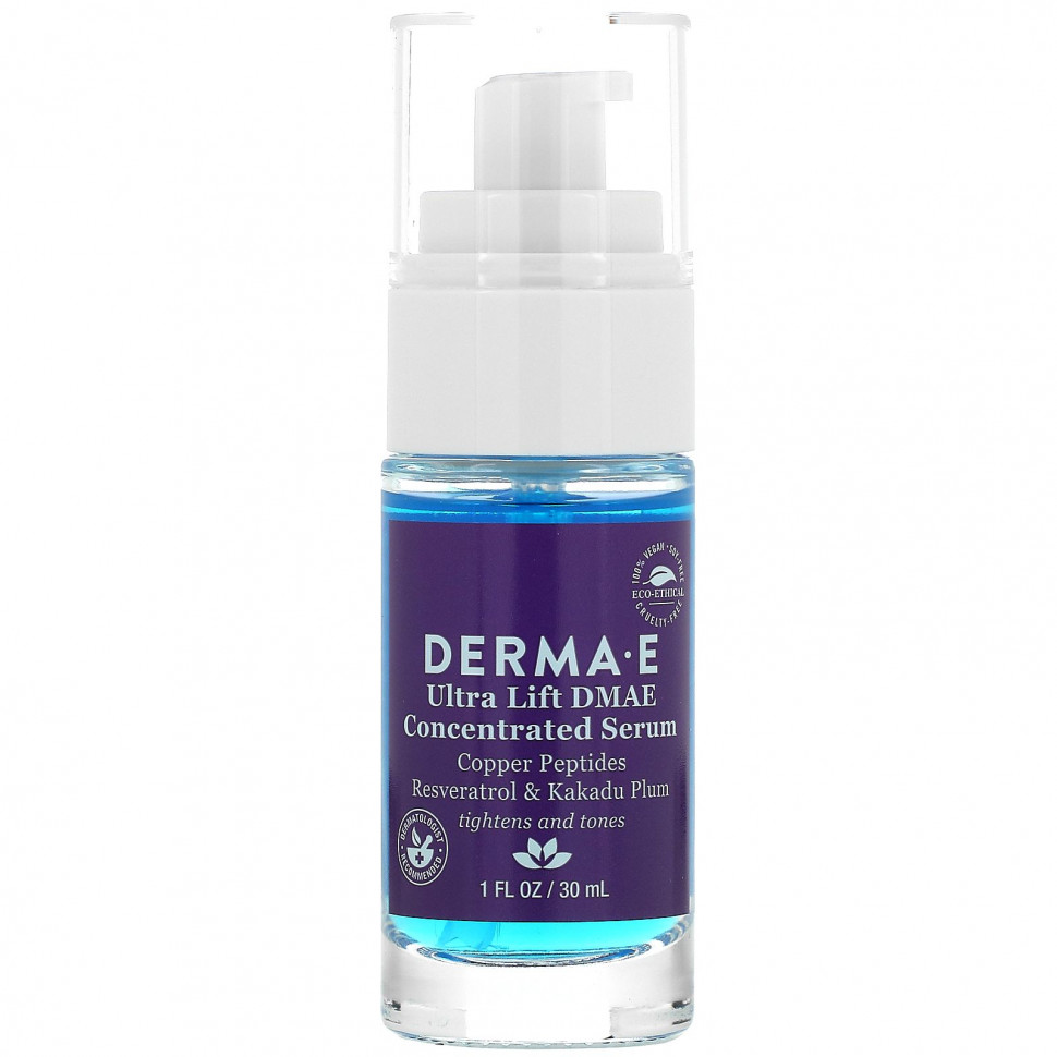 ���� ������ (Iherb) Derma E, Ultra Lift DMAE, ����������������� ������������� ��������� � ��������������������, 30 �� (1 ����. �����), ������ �� 3640 ���