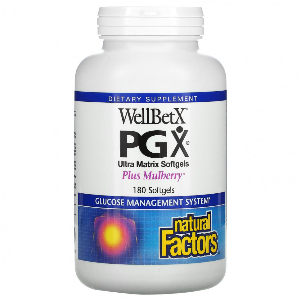   (Iherb) Natural Factors, WellBetX PGX, Plus Mulberry, 180     -     , -, 