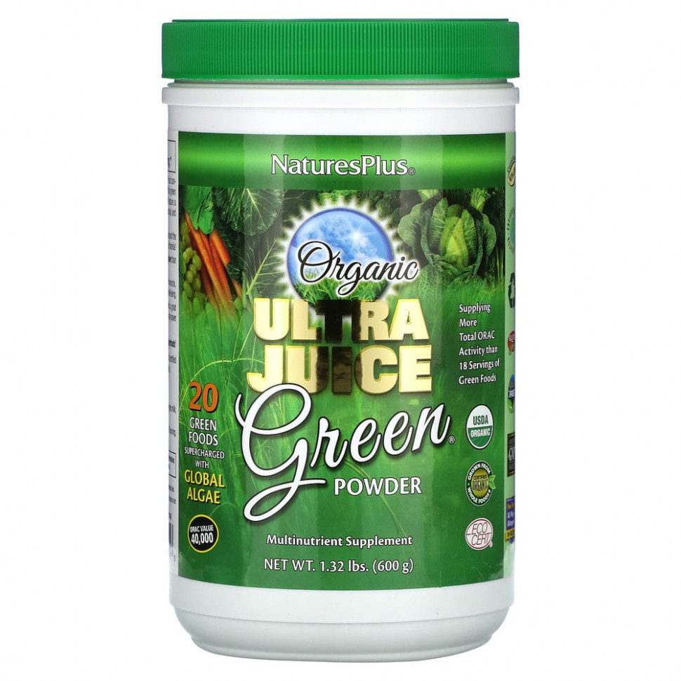   (Iherb) NaturesPlus,    Ultra Juice, 600  (1,32 )    -     , -, 