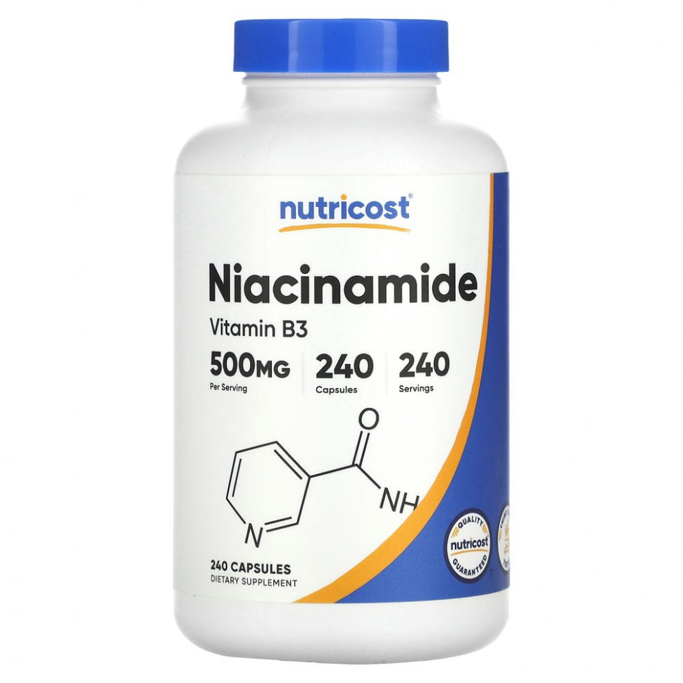 ���� ������ (Iherb) Nutricost, ���������� � ������� B3, 500 ��, 240 ������, ������ �� 2860 ���
