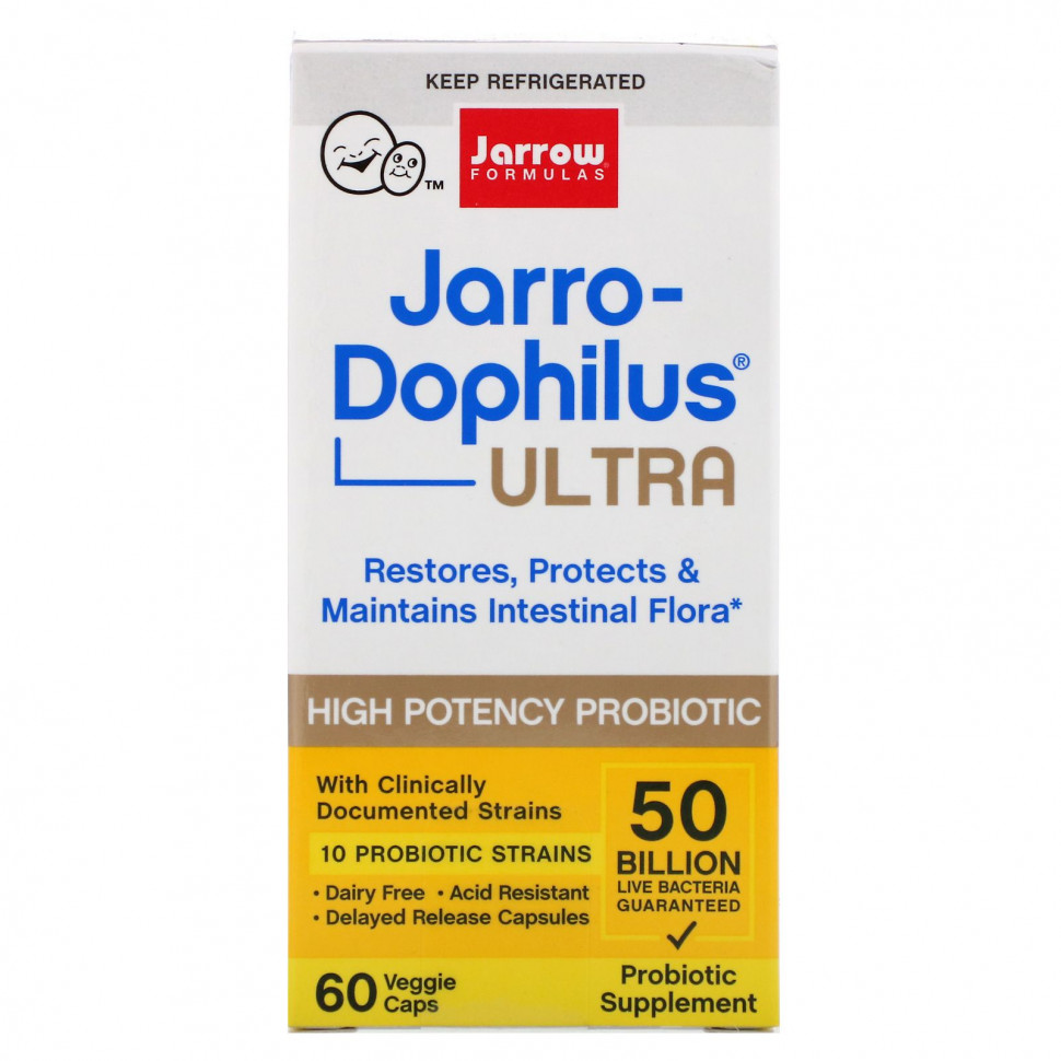 ���� ������ (Iherb) Jarrow Formulas, Jarro-Dophilus Ultra, 50 ����������, 60 �������������� ������, ������ �� 6620 ���