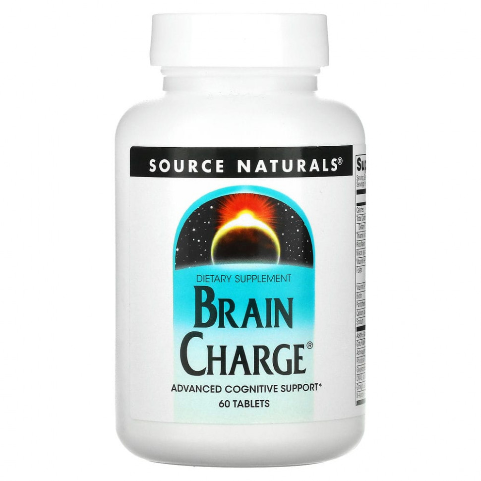   (Iherb) Source Naturals, Brain Charge, 60     -     , -, 