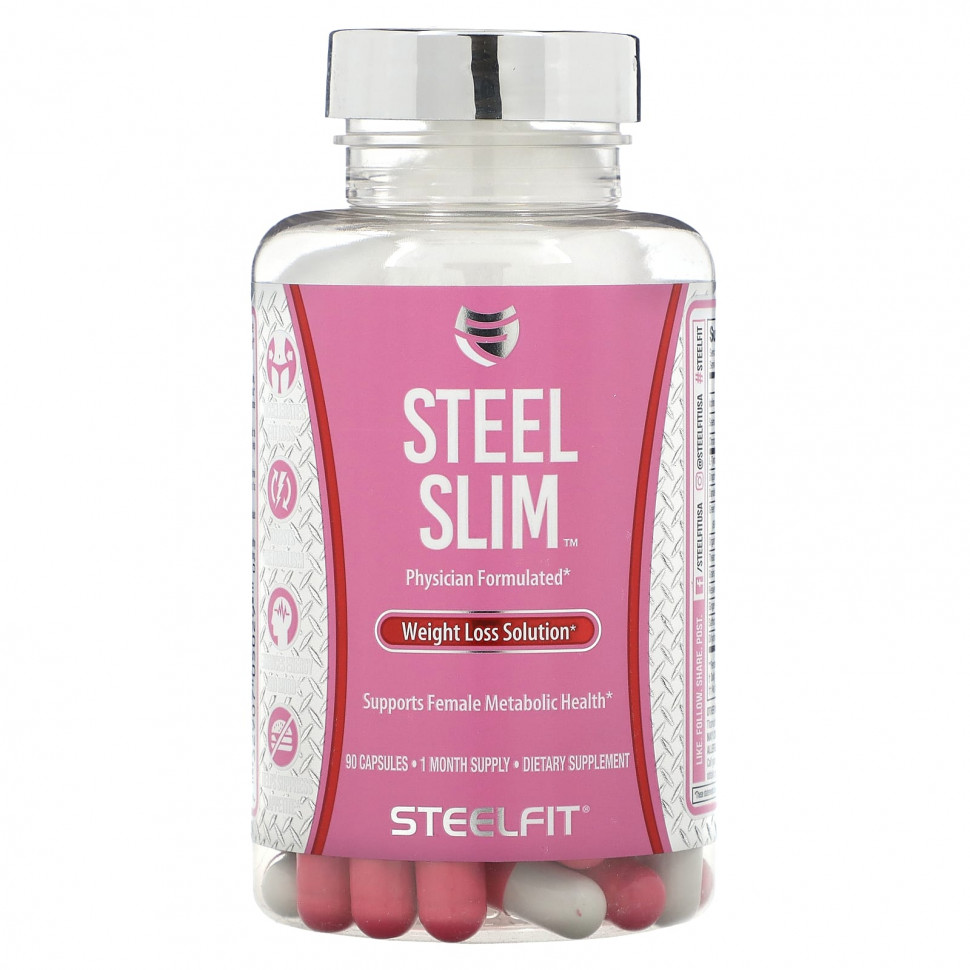   (Iherb) SteelFit, Steel Slim   , 90     -     , -, 