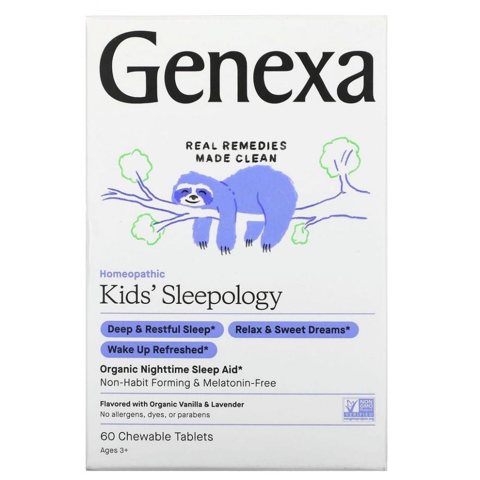   (Iherb) Genexa, Kid's Sleepology,      ,    ,    3 , 60      -     , -, 