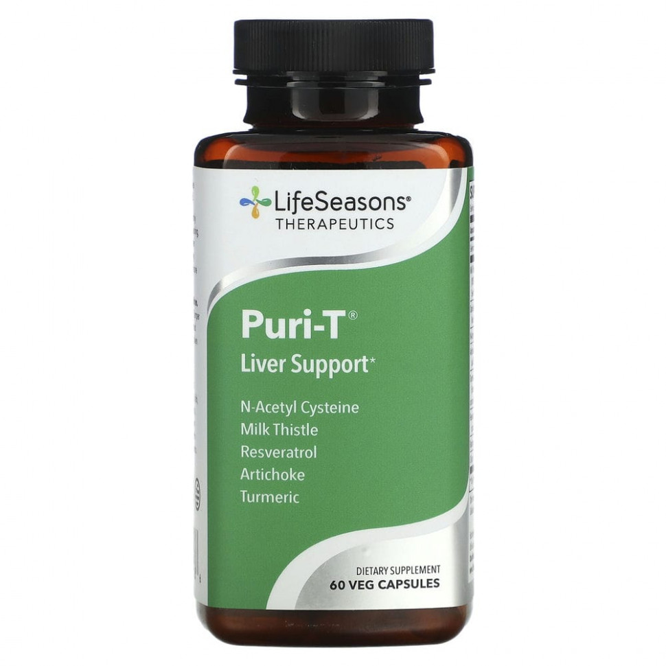 ���� ������ (Iherb) LifeSeasons, Puri-T, 60 �������������� ������, ������ �� 4810 ���