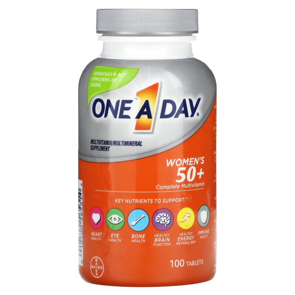 ���� ������ (Iherb) One-A-Day, ����������� ���������������� �������� ��� ������ ������ 50 ���, 100 ��������, ������ �� 3960 ���