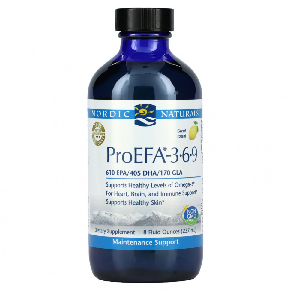 ���� ������ (Iherb) Nordic Naturals, ProEFA - 3-6-9, �����, 237 �� (8 ����. �����), ������ �� 5160 ���
