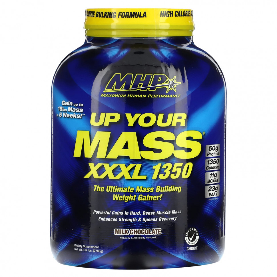 ���� ������ (Iherb) MHP, Up Your Mass XXXL 1350, �������� �������, 2780 � (6,12 �����), ������ �� 11040 ���