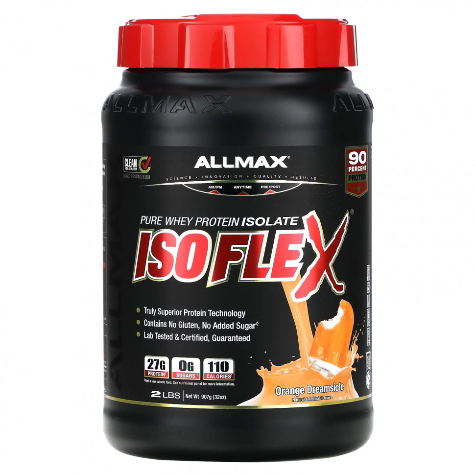   (Iherb) ALLMAX, Isoflex, 100%     (WPI  ),   2  (907 )    -     , -, 