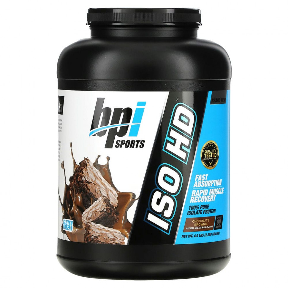 ���� ������ (Iherb) BPI Sports, ISO HD, 100% ������ ������ ��������, �� ������ ����������� ������, 2208 � (4,9 �����), ������ �� 15760 ���
