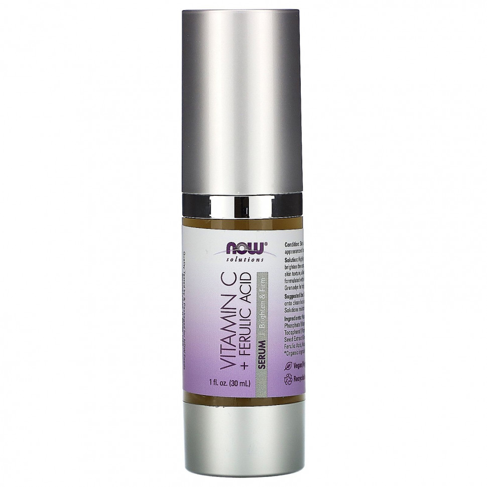 ���� ������ (Iherb) NOW Foods, Solutions, ��������� � ��������� C � ��������� ��������, 1 ������ ����� (30 ��), ������ �� 2760 ���