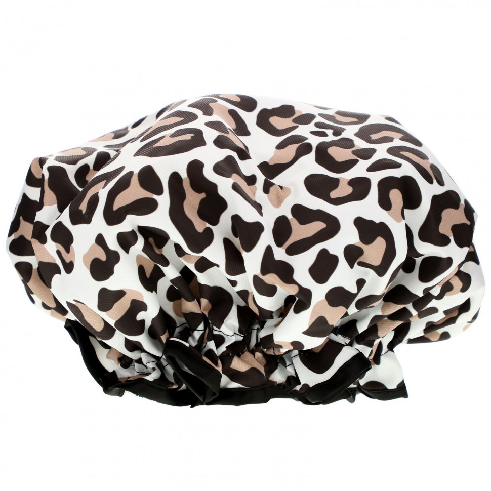 ���� ������ (Iherb) The Vintage Cosmetic Co., Shower Cap, Leopard Print, 1 Count, ������ �� 1660 ���