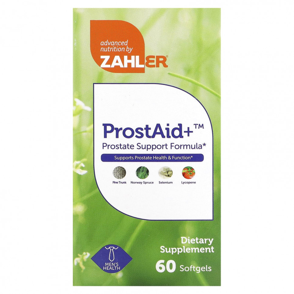 ���� ������ (Iherb) Zahler, ProstAid +, ������� ��� ��������� ��������, 60 ������ ��������, ������ �� 5810 ���