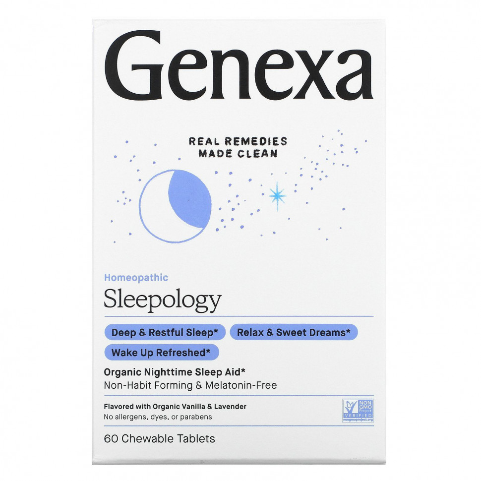 ���� ������ (Iherb) Genexa, Sleepology, ������������ �������� ��� ���, ������ � �������, 60 ����������� ��������, ������ �� 2610 ���