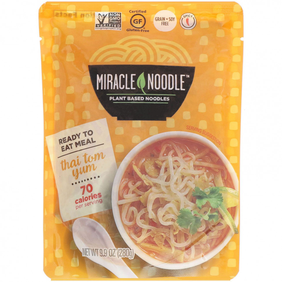 ���� ������ (Iherb) Miracle Noodle, ������� ���, ������� ��� ��, 280 � (9,9 �����), ������ �� 1320 ���