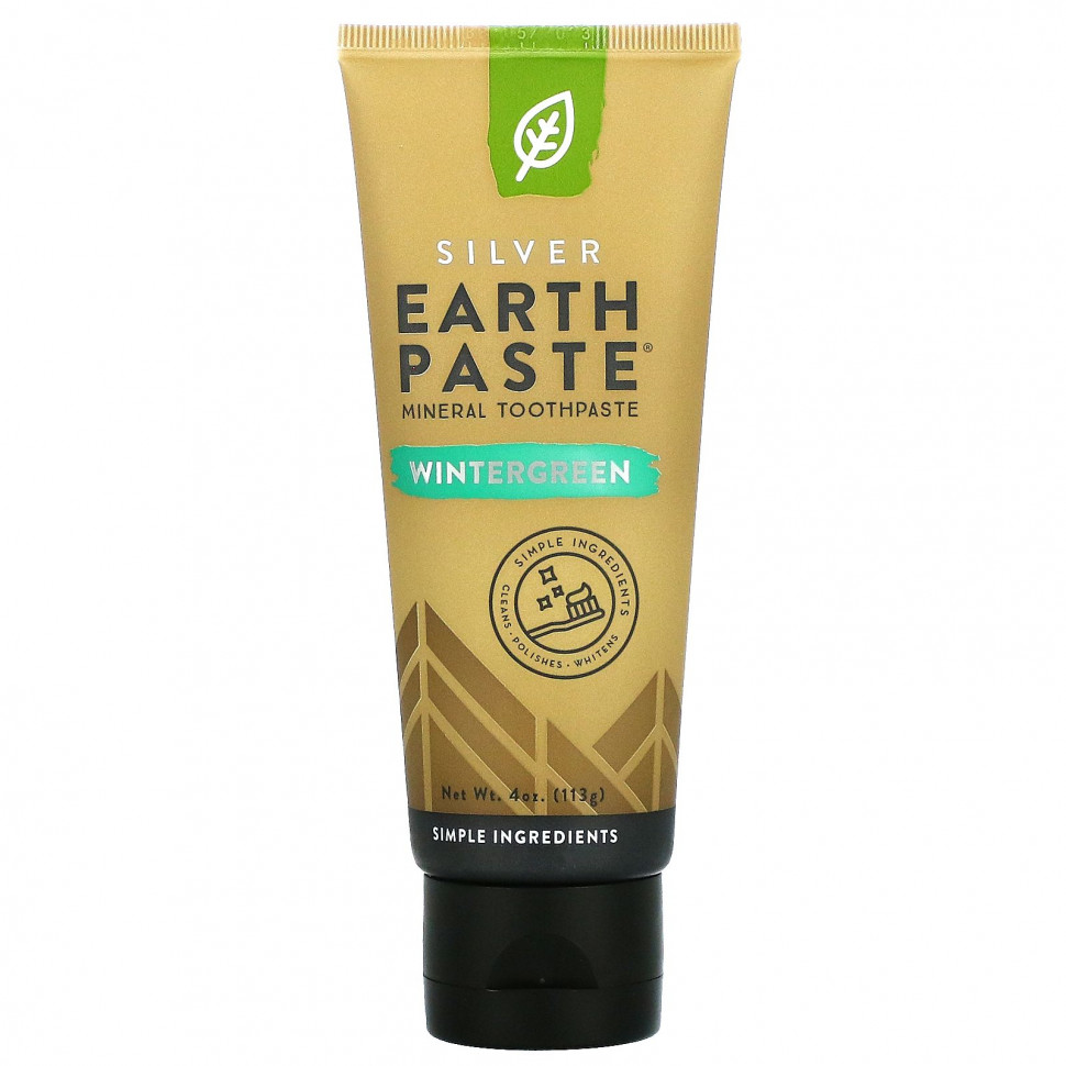 ���� ������ (Iherb) Redmond Trading Company, Earthpaste, ����������� ������ �����, ��������, 113 � (4 �����), ������ �� 1950 ���
