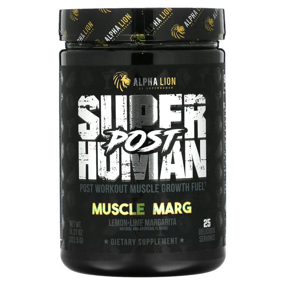   (Iherb) ALPHA LION, SuperHuman Post, Muscle Marg,     , 322,5  (11,37 )    -     , -, 