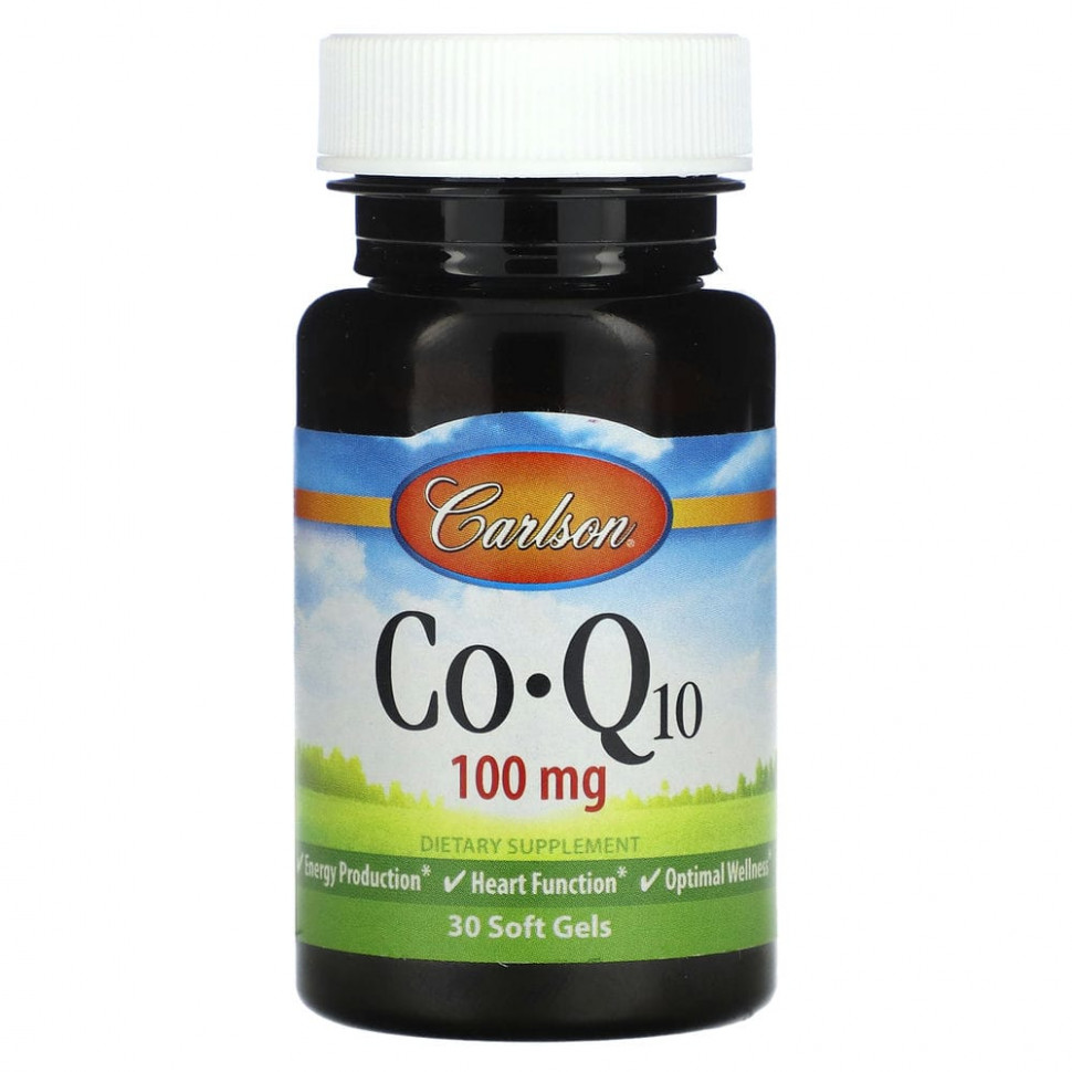 ���� ������ (Iherb) Carlson, Co-Q10, 100 ��, 30 ������ ��������, ������ �� 2630 ���