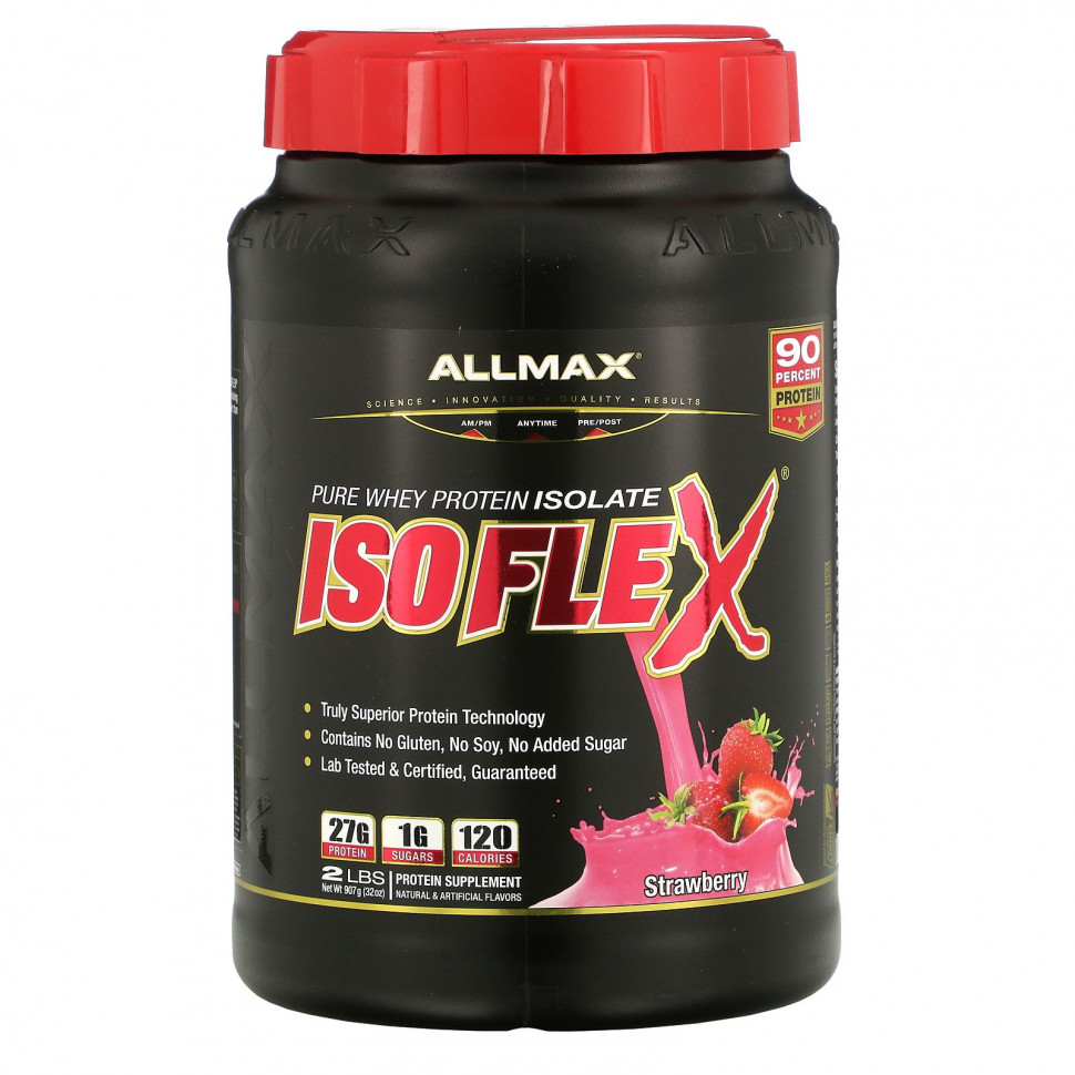   (Iherb) ALLMAX Nutrition, Isoflex, 100%     (WPI -   ), , 2  (907 ),   8410 