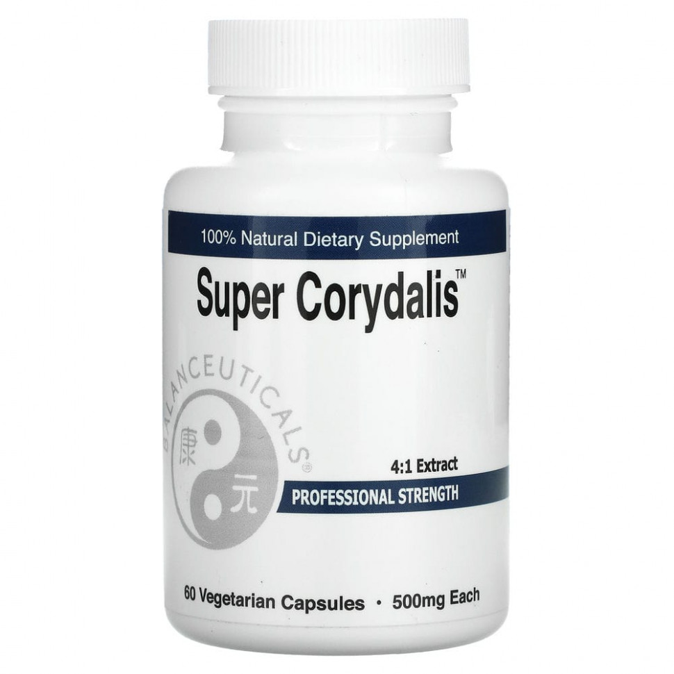   (Iherb) Balanceuticals, Super Corydalis,   , 500 , 60      -     , -, 