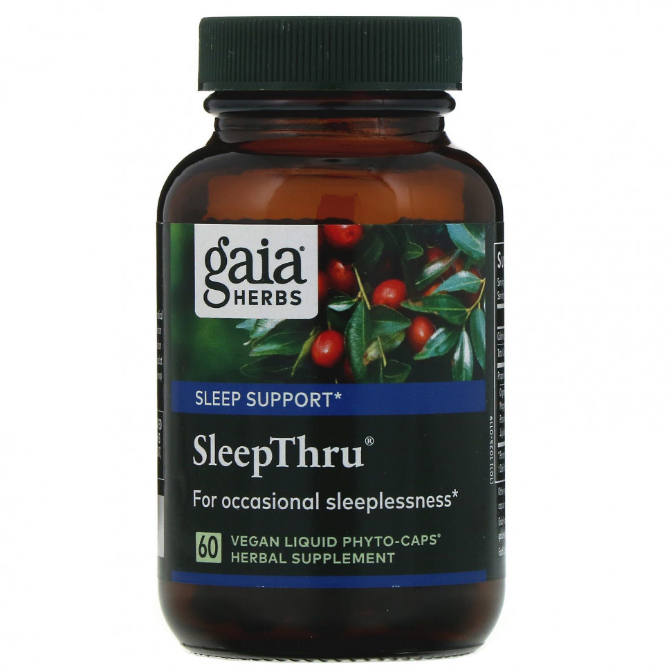   (Iherb) Gaia Herbs, SleepThru, 60  -      -     , -, 