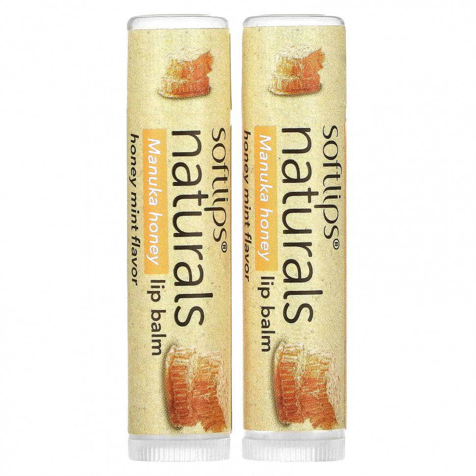 ���� ������ (Iherb) Softlips, Naturals, ������� ��� ��� � ����� ������, ��� � ����, 2 ������� �� 4,2 � (0,15 �����), ������ �� 1230 ���