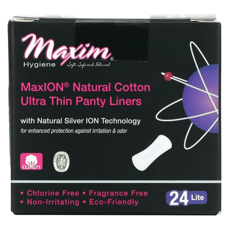   (Iherb) Maxim Hygiene Products,   ,   MaxION   , , 24 .,   1490 