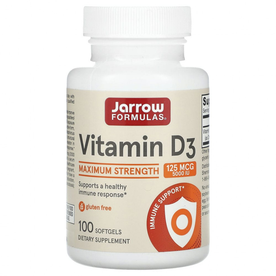   (Iherb) Jarrow Formulas,  D3, , 125  (5000 ), 100     -     , -, 