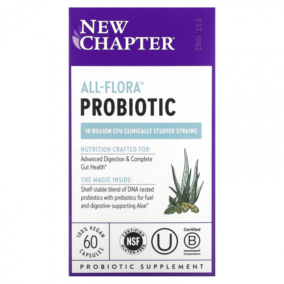   (Iherb) New Chapter,  All-Flora, 10  , 60  ,   9350 