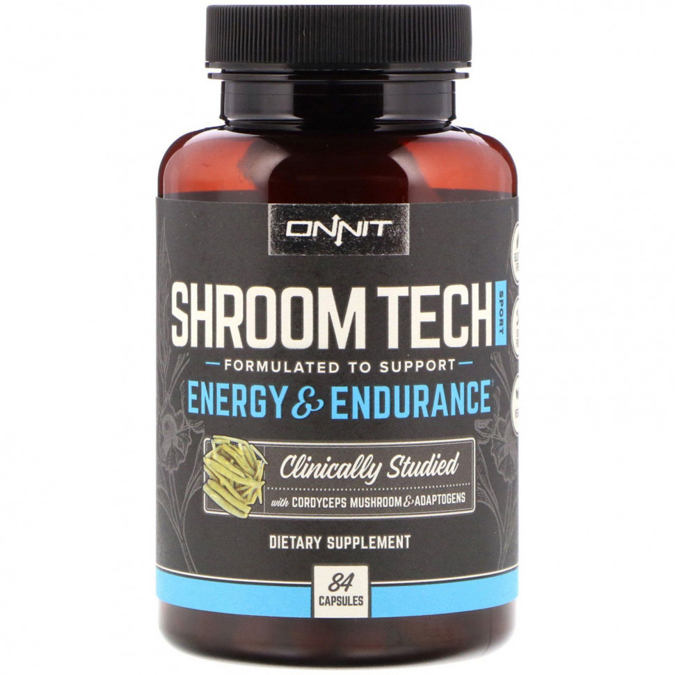 ���� ������ (Iherb) Onnit, �������� Shroom Tech Sport, Energy Endurance, 84 �������, ������ �� 8910 ���