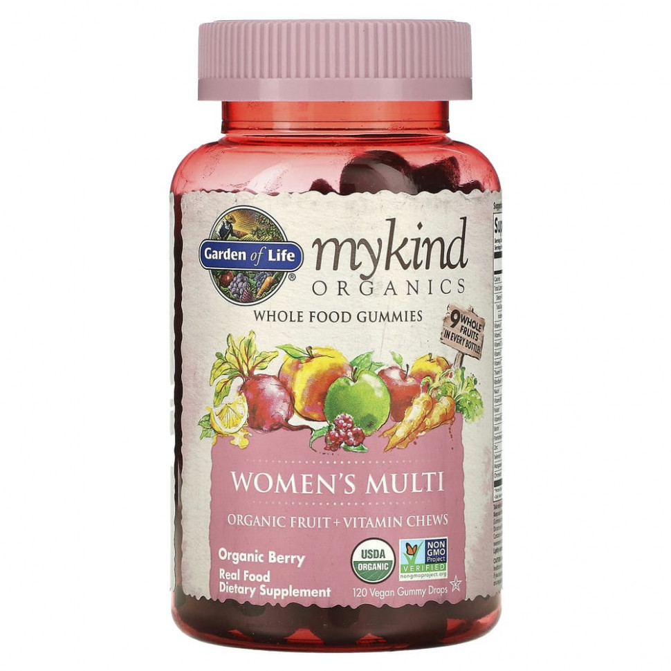   (Iherb) Garden of Life, MyKind Organics,   ,  , 120       -     , -, 