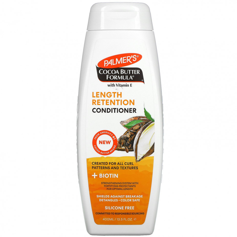   (Iherb) Palmer's, Length Retention Conditioner, Coconut Oil, With Vitamin E, 13.5 fl oz (400 ml)    -     , -, 