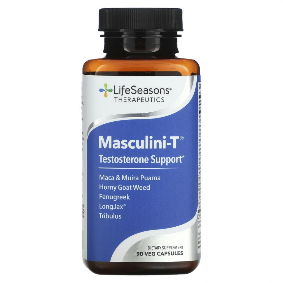 ���� ������ (Iherb) LifeSeasons, Masculini-T, ��������������� ���������, 90 �������������� ������, ������ �� 5920 ���