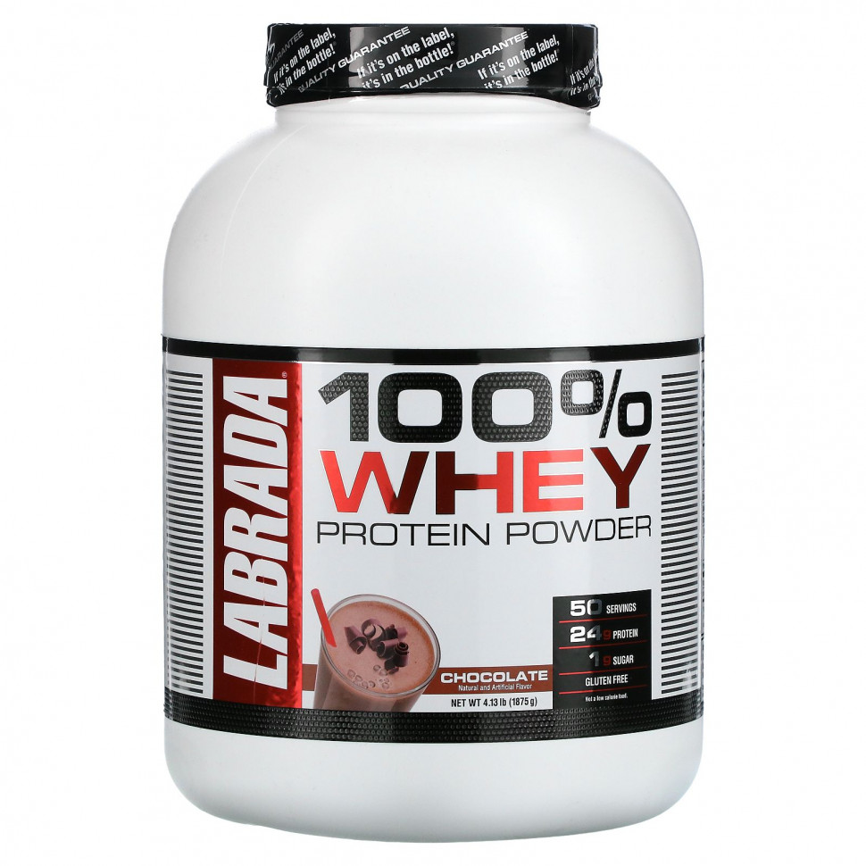 ���� ������ (Iherb) Labrada Nutrition, 100% ������������ �������, �� ������ ��������, 1875 � (4,13 �����), ������ �� 11640 ���