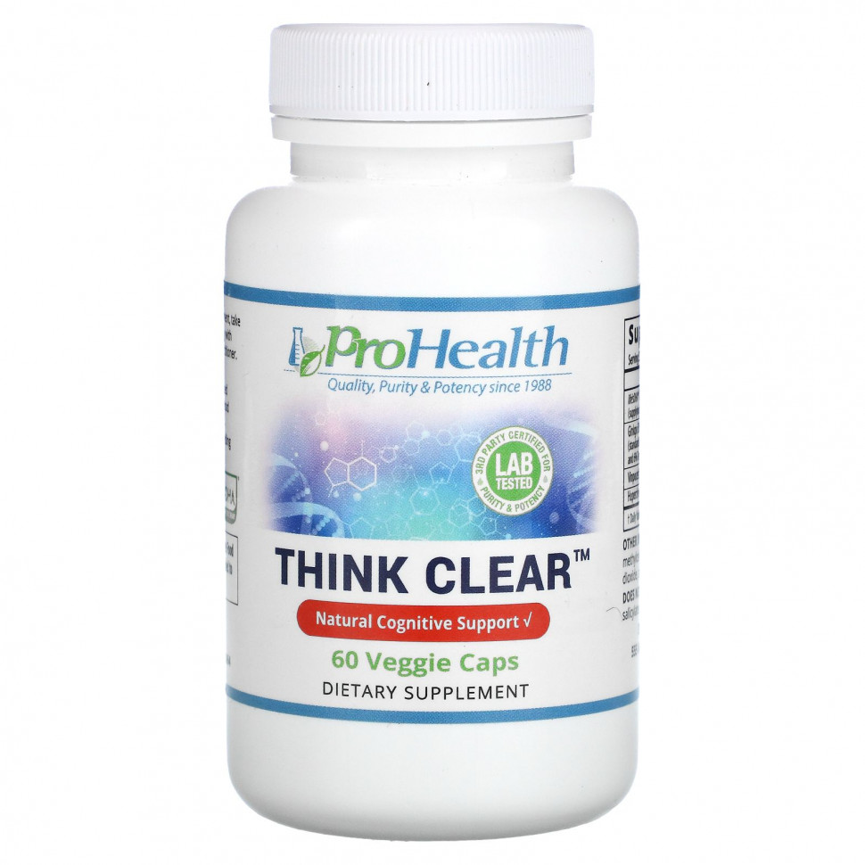   (Iherb) ProHealth Longevity, Think Clear, 60      -     , -, 