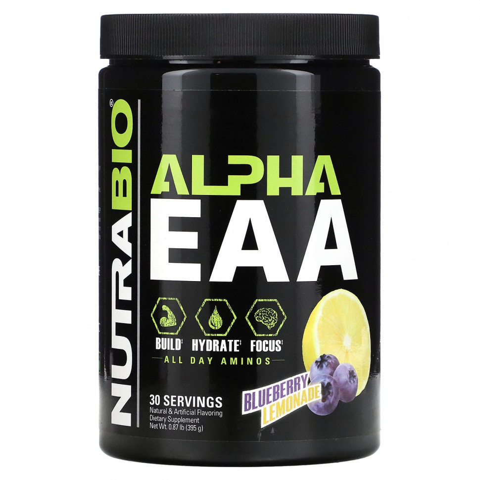 ���� ������ (Iherb) NutraBio Labs, Alpha EAA, ��������� �������, 395 � (0,87 �����), ������ �� 6830 ���