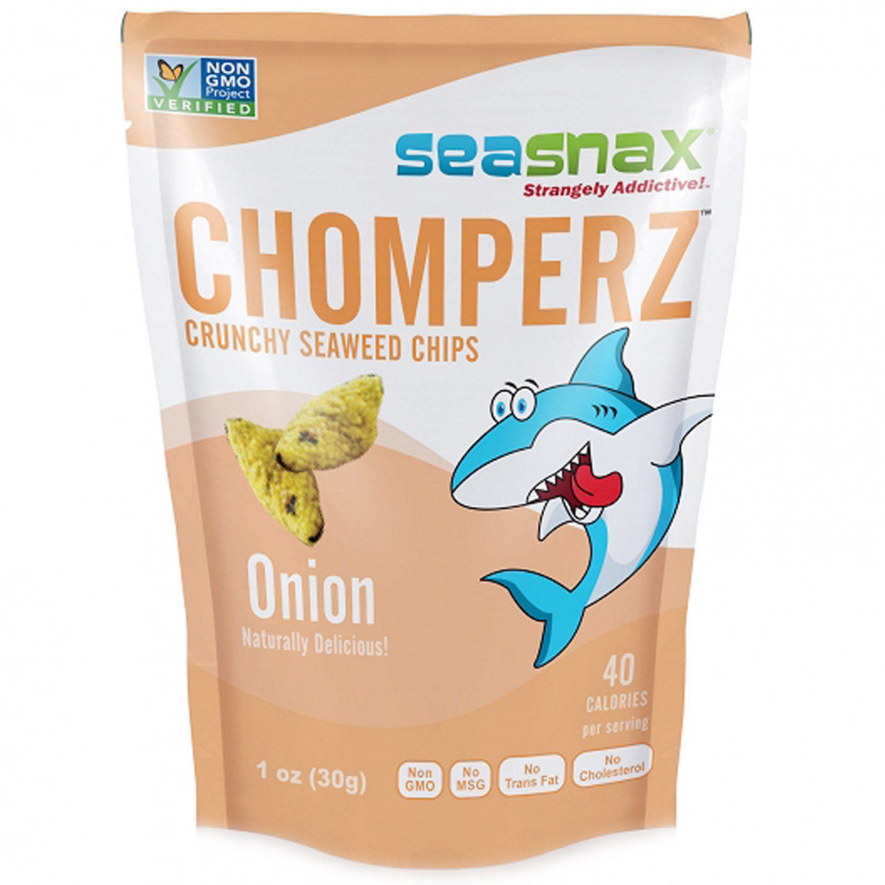 ���� ������ (Iherb) SeaSnax, Chomperz, ��������� ����� �� ������� ����������, � �����, 1 ����� (30 �), ������ �� 930 ���