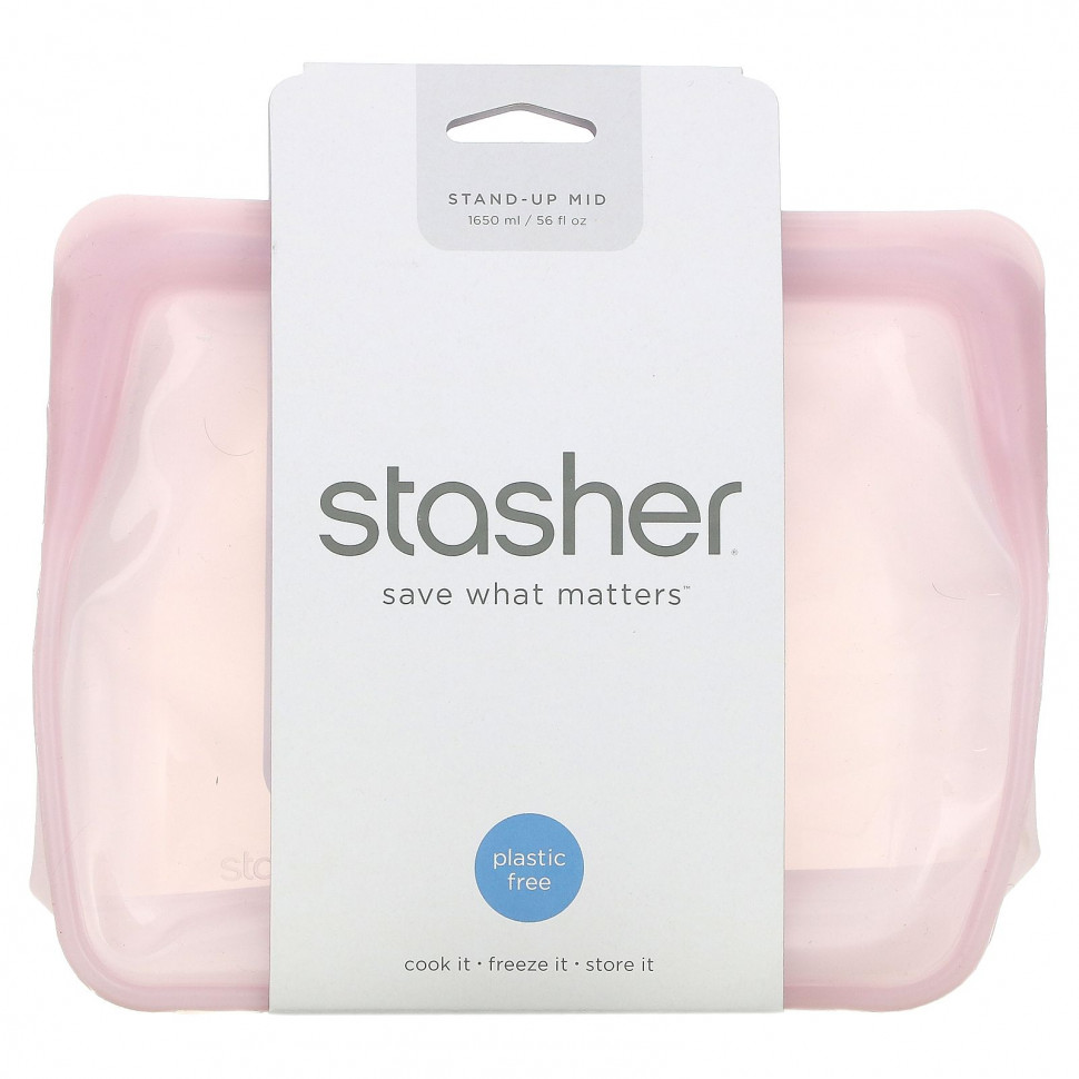   (Iherb) Stasher, Stand-Up Mid, , 1650  (56 . )    -     , -, 