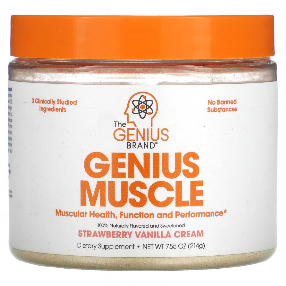 ���� ������ (Iherb) The Genius Brand, Genius Muscle, ���������-��������� ����, 214 � (7,55 �����), ������ �� 15590 ���