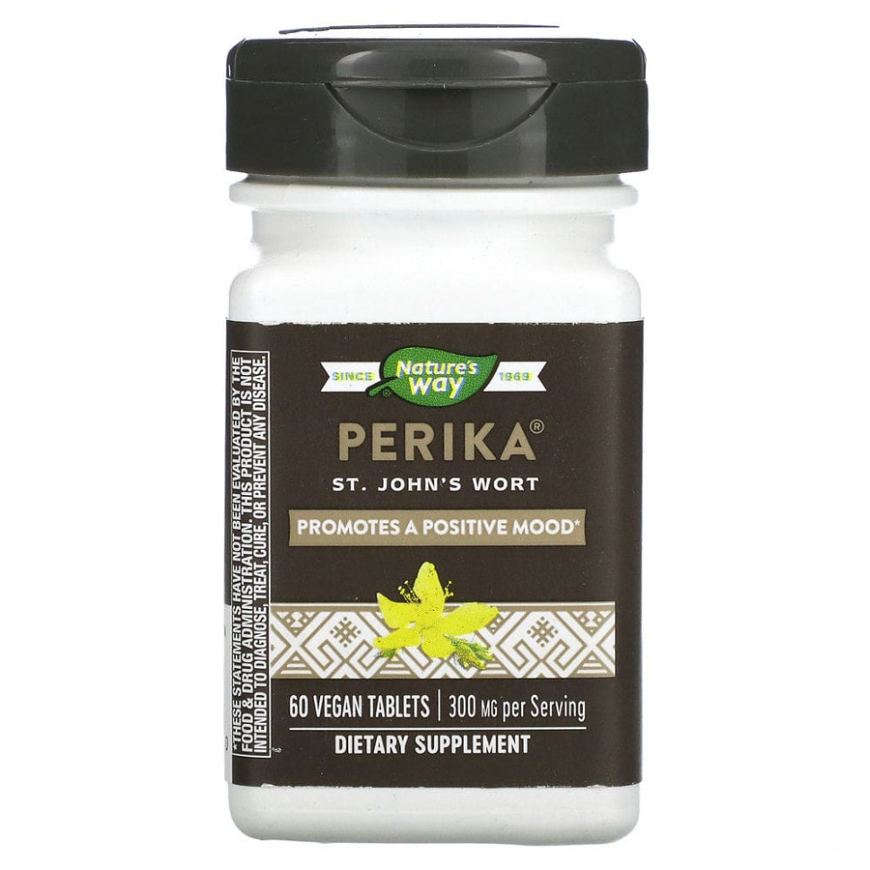 ���� ������ (Iherb) Nature's Way, Perika, ��������, 300 ��, 60 ��������� ��������, ������ �� 2830 ���