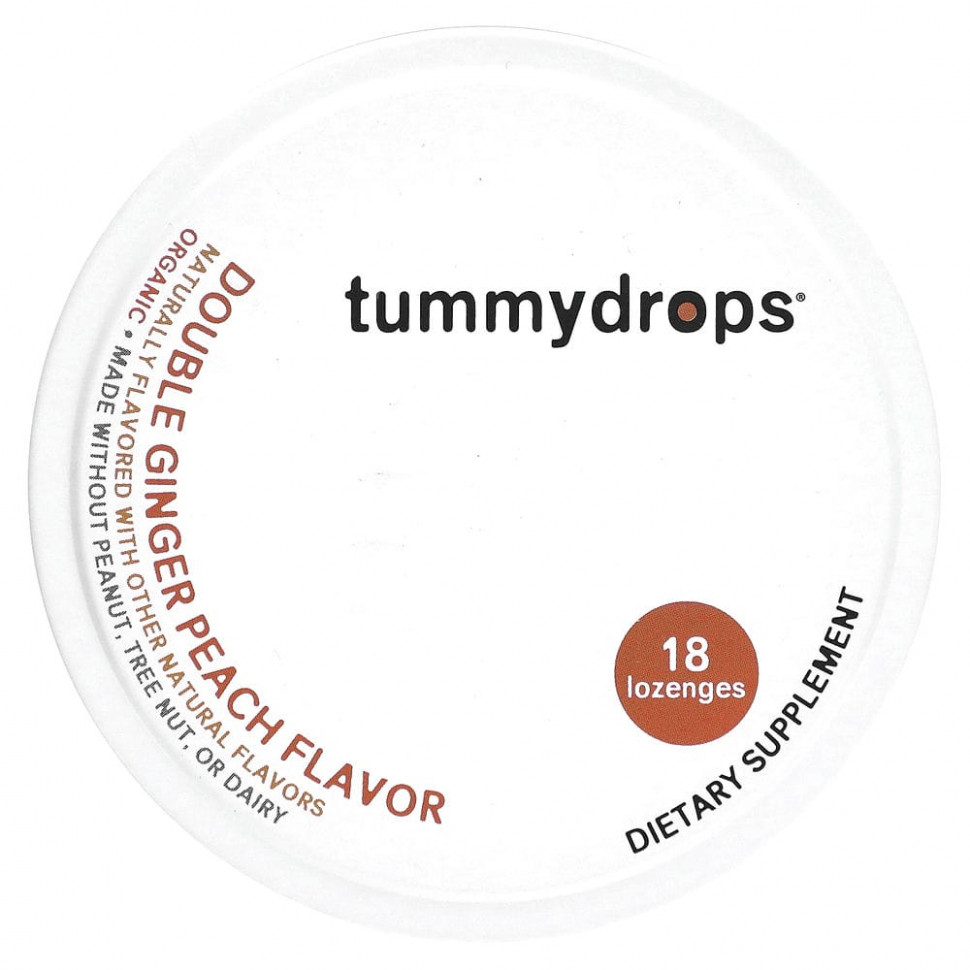 ���� ������ (Iherb) Tummydrops, ������� � ������� �������, ������, 18 ��������, ������ �� 1390 ���