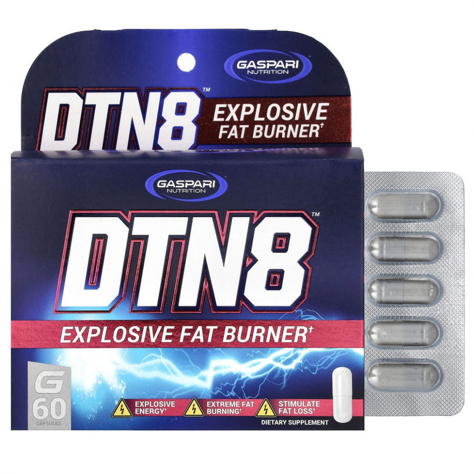 ���� ������ (Iherb) Gaspari Nutrition, DTN8, �������� �������� ��� �������� ����, 60 ������, ������ �� 6800 ���