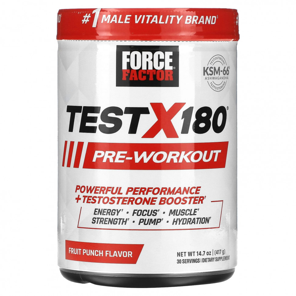 ���� ������ (Iherb) Force Factor, Test X180, ����������������� ��������, ��������� ����, 417 � (14,7 �����), ������ �� 6770 ���