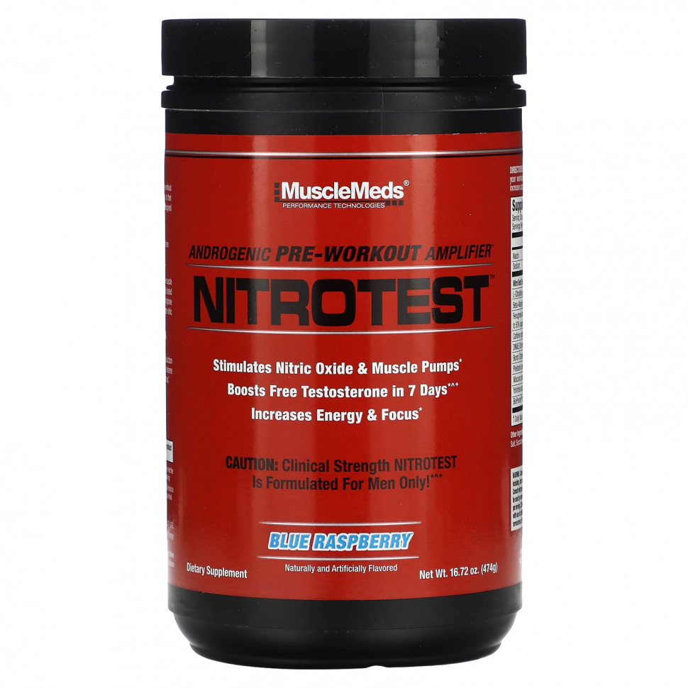 ���� ������ (Iherb) MuscleMeds, Nitrotest, ����������� ��������� ����� �����������, ������� ������, 474 � (16,72 �����), ������ �� 6180 ���