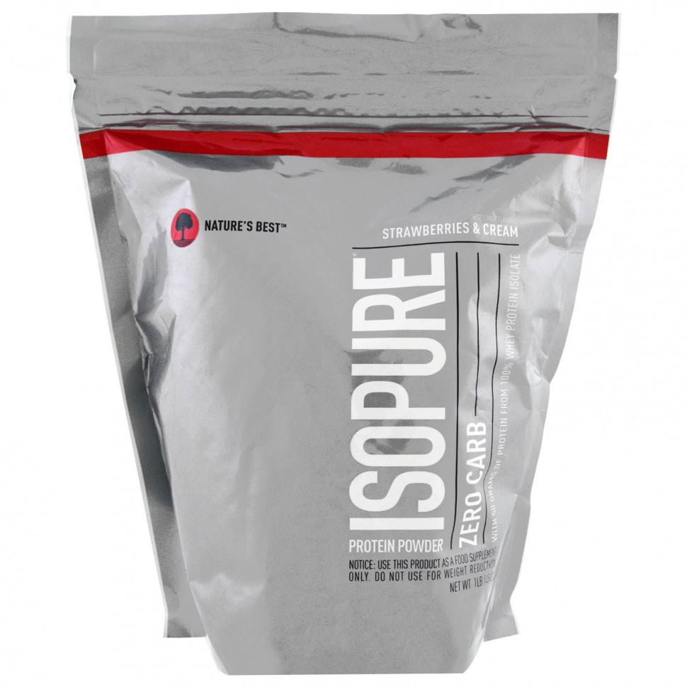   (Iherb) Isopure, Zero Carb,  ,   , 454  (1 )    -     , -, 